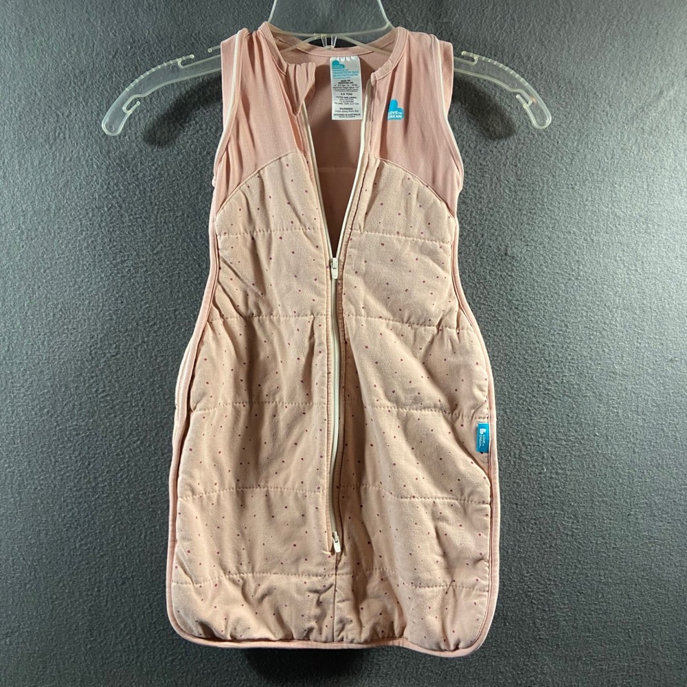 Love To Dream Swaddle Up Transition Bag Quilted Cotton Pink 2.5 TOG Medium